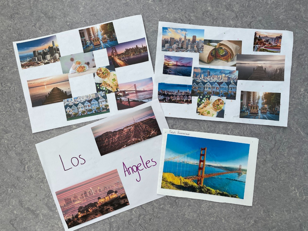 Would you like to visit California? Postcards from an imaginary holiday.